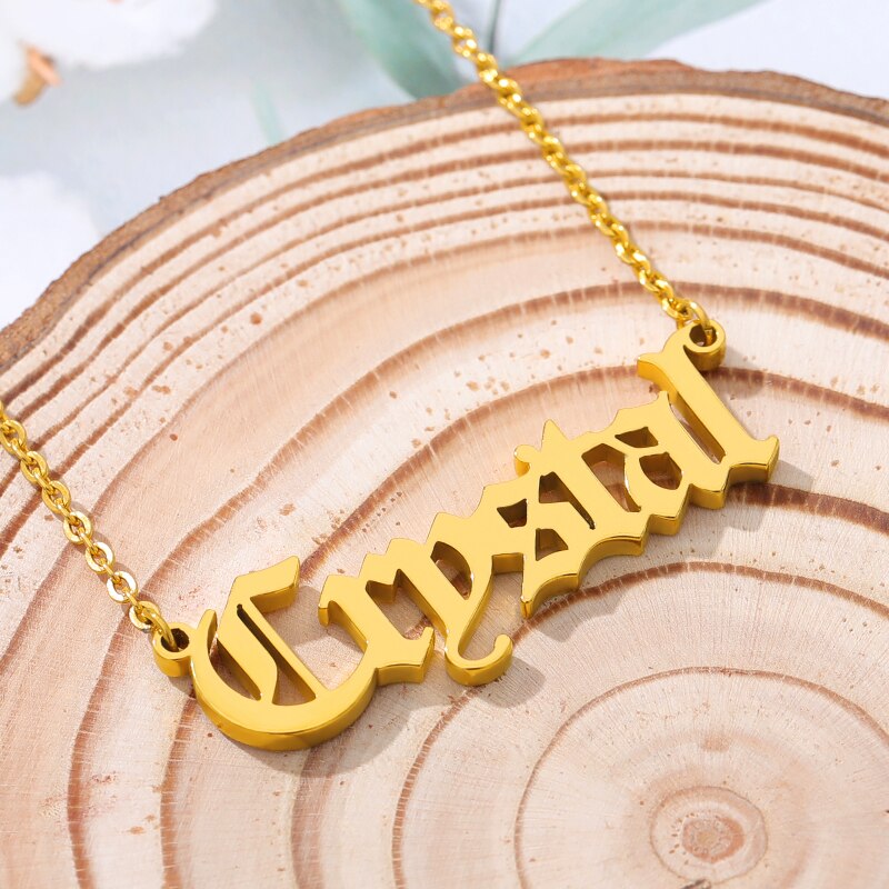 Old English Personalized Pendant