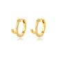 Letter Earrings J