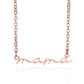 Dainty Mama Necklace in rose gold color