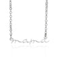 Dainty Mama Necklace in silver color