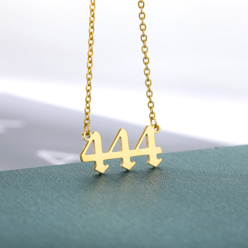 444 Angel Number Necklace