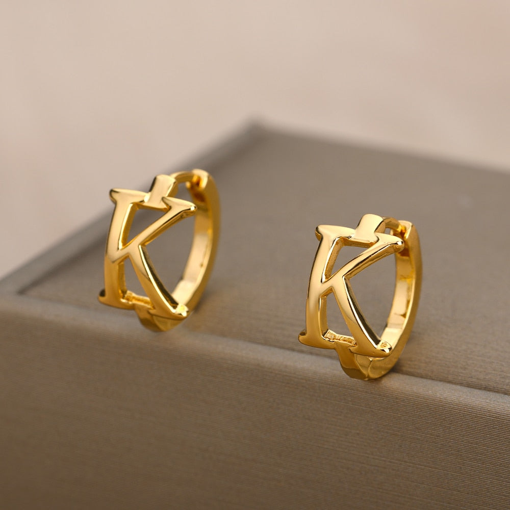 Letter Earrings K