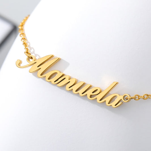 Custom Name Bracelet in gold