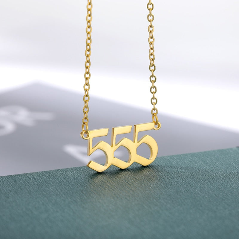 555 Angel Number Necklace