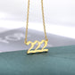  222 Angel Number Necklace