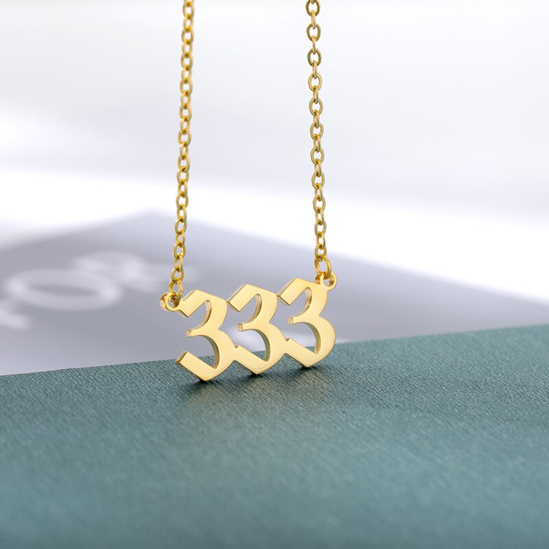 333 Angel Number Necklace