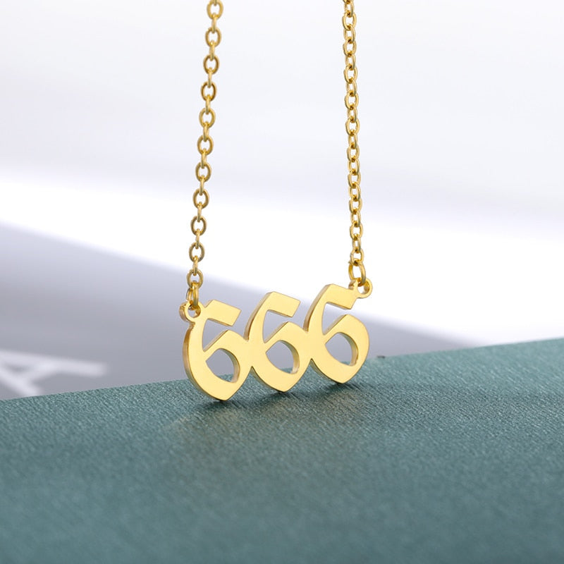 666 Angel Number Necklace