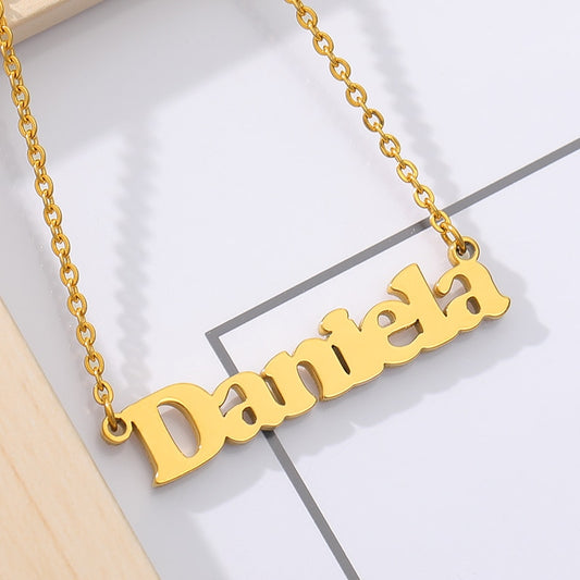 Personalised Name Necklace Daniela