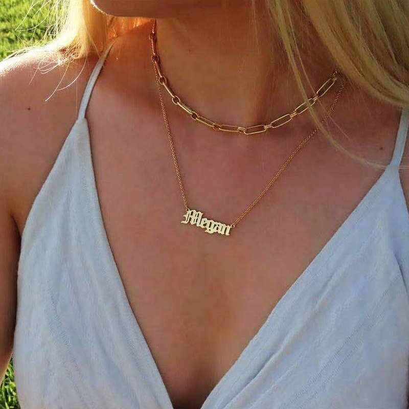 Megan hot sale name necklace