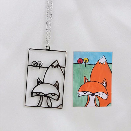 Custom Kids Drawing Necklace