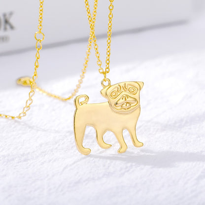 Pug-Shaped Pendant