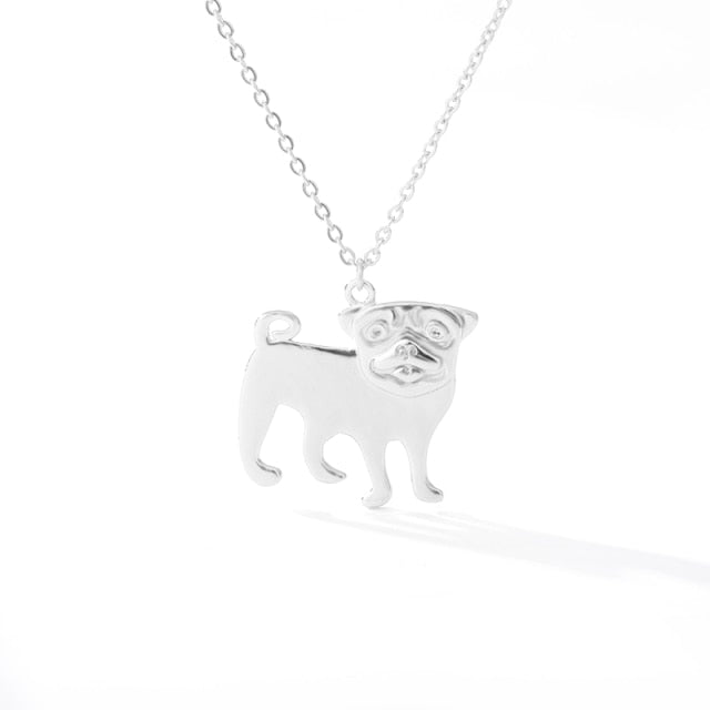 Pug-Shaped Pendant