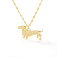 Dachshund Shaped Necklace