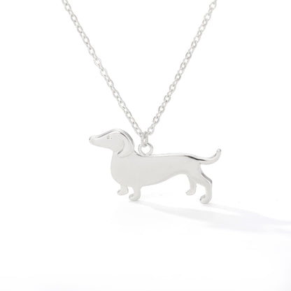 Dachshund Shaped Necklace