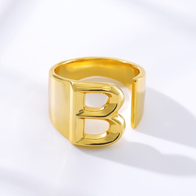 BOLD Initial Letter Ring