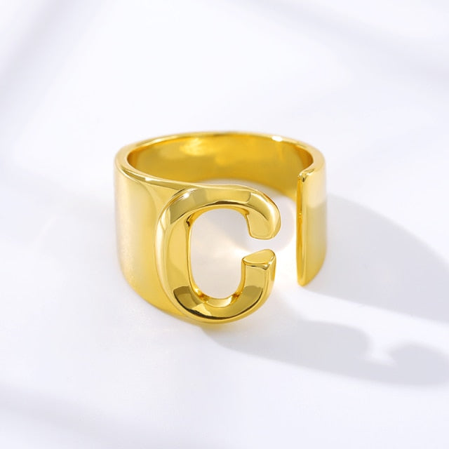 BOLD Initial Letter Ring