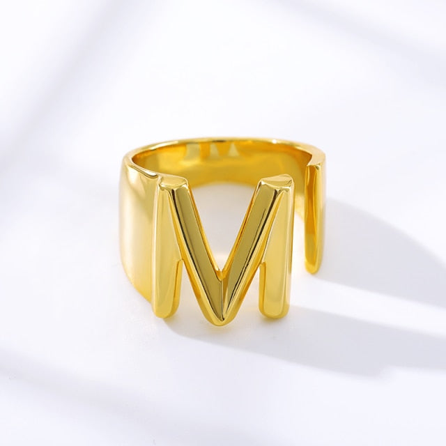 BOLD Initial Letter Ring