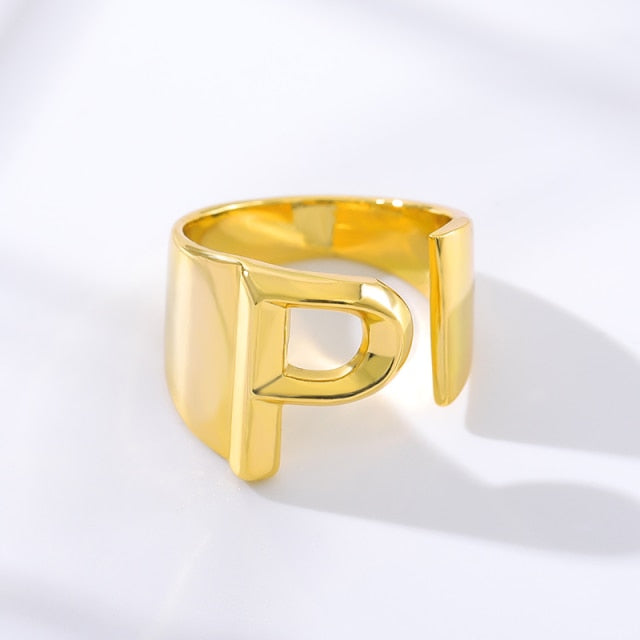 BOLD Initial Letter Ring