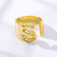 BOLD Initial Letter Ring