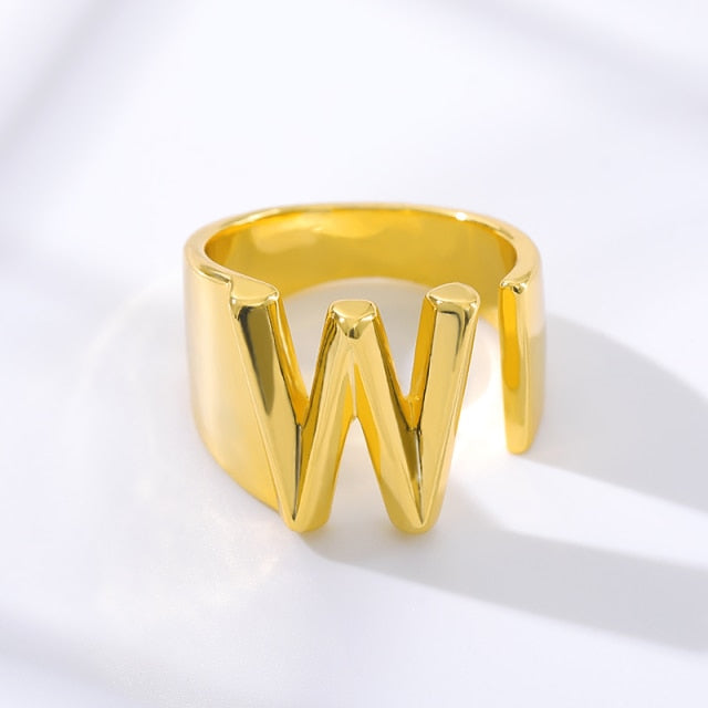 BOLD Initial Letter Ring