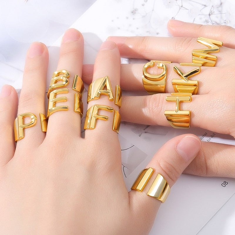 BOLD Initial Letter Ring