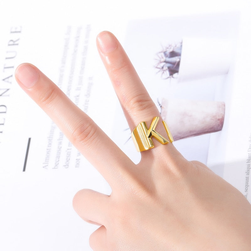 BOLD Initial Letter Ring