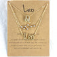 Zodiac Sign Necklace Set